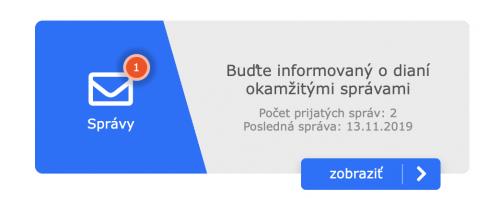 Licence zprávy e-ROZaNA PUSH