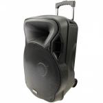 prenosný batériový systém s LED osvetlením reproduktora. 12LED