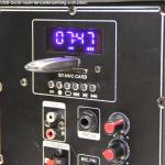 prenosný batériový systém s LED osvetlením reproduktora. 12LED